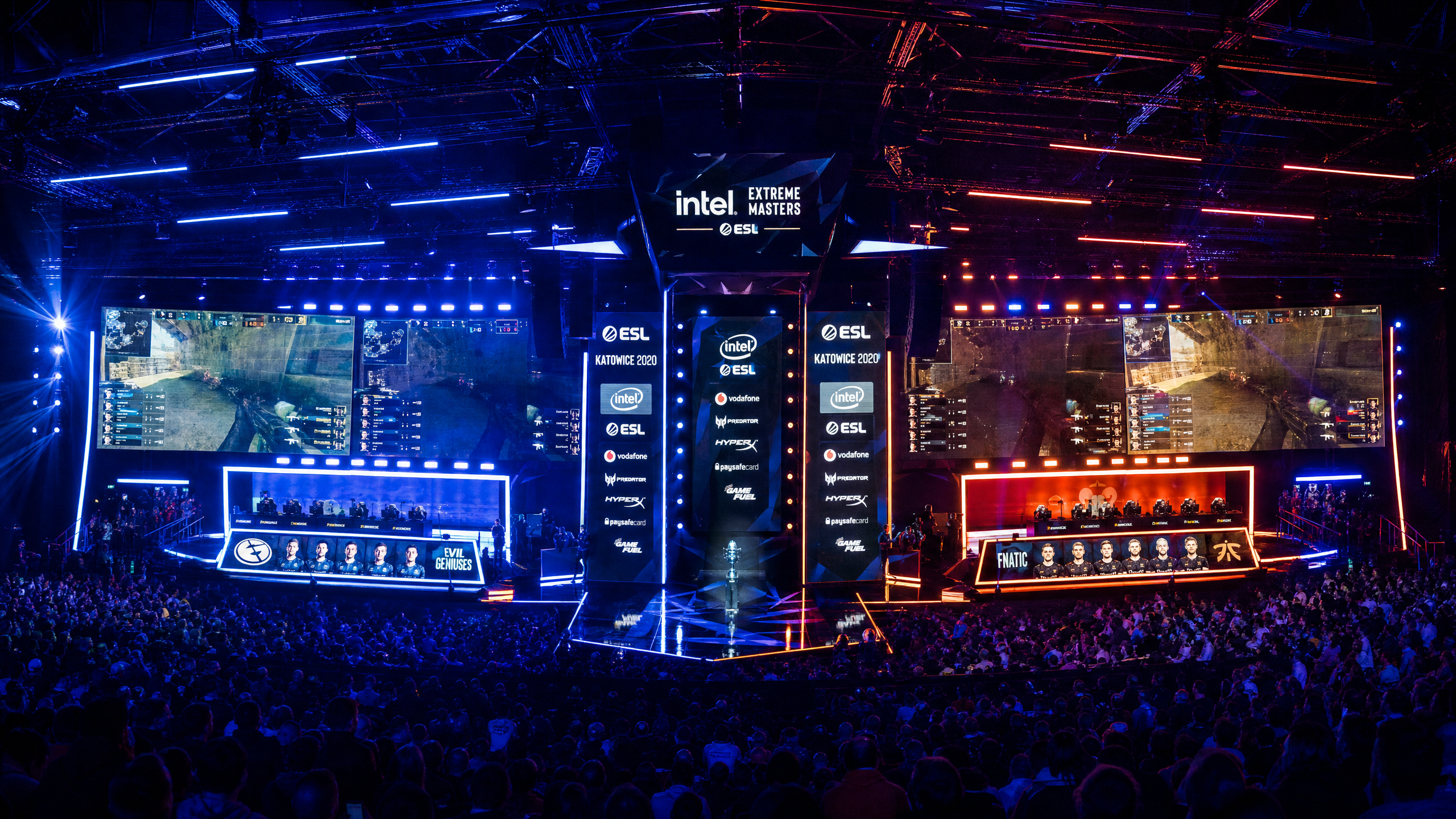 OrbitStrike team at an esports event